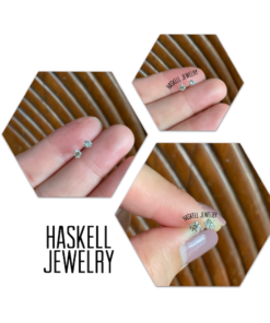 0.10 Stud Push Back Diamond Earrings